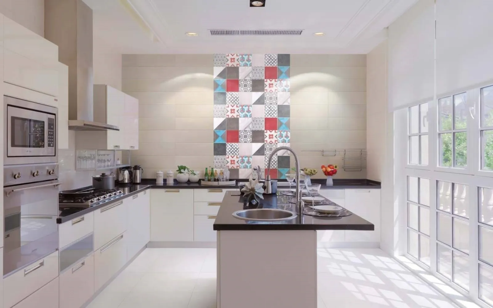 Mattonelle cucina pavimenti in ceramica scegliere le ... Cucina con mattonelle