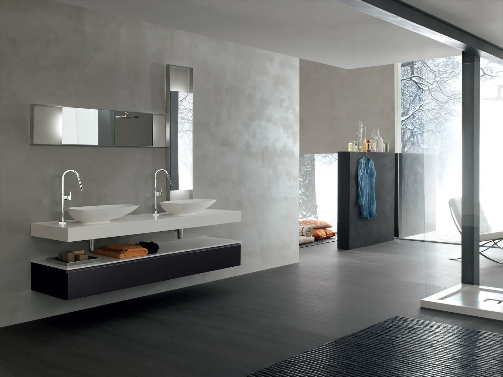 Mobile bagno sospeso