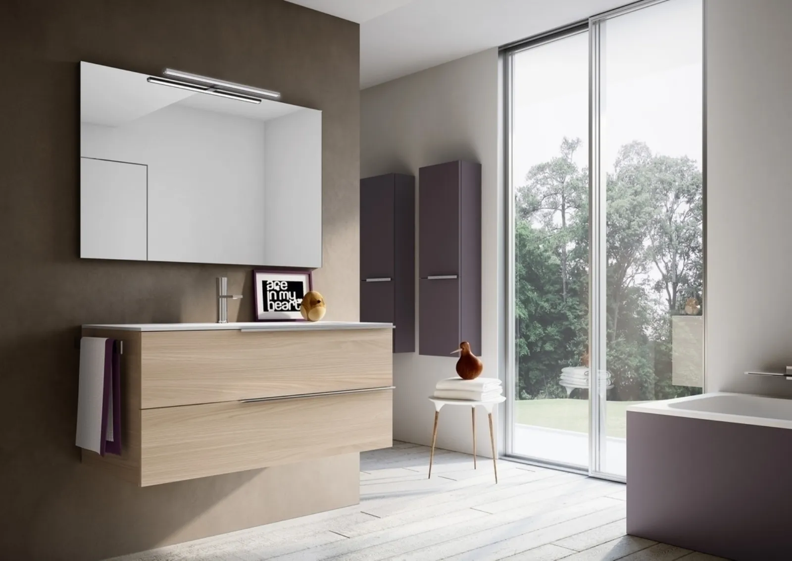 Mobile bagno sospeso, equilibri creativi arredo bagno Mobili sospesi da bagno