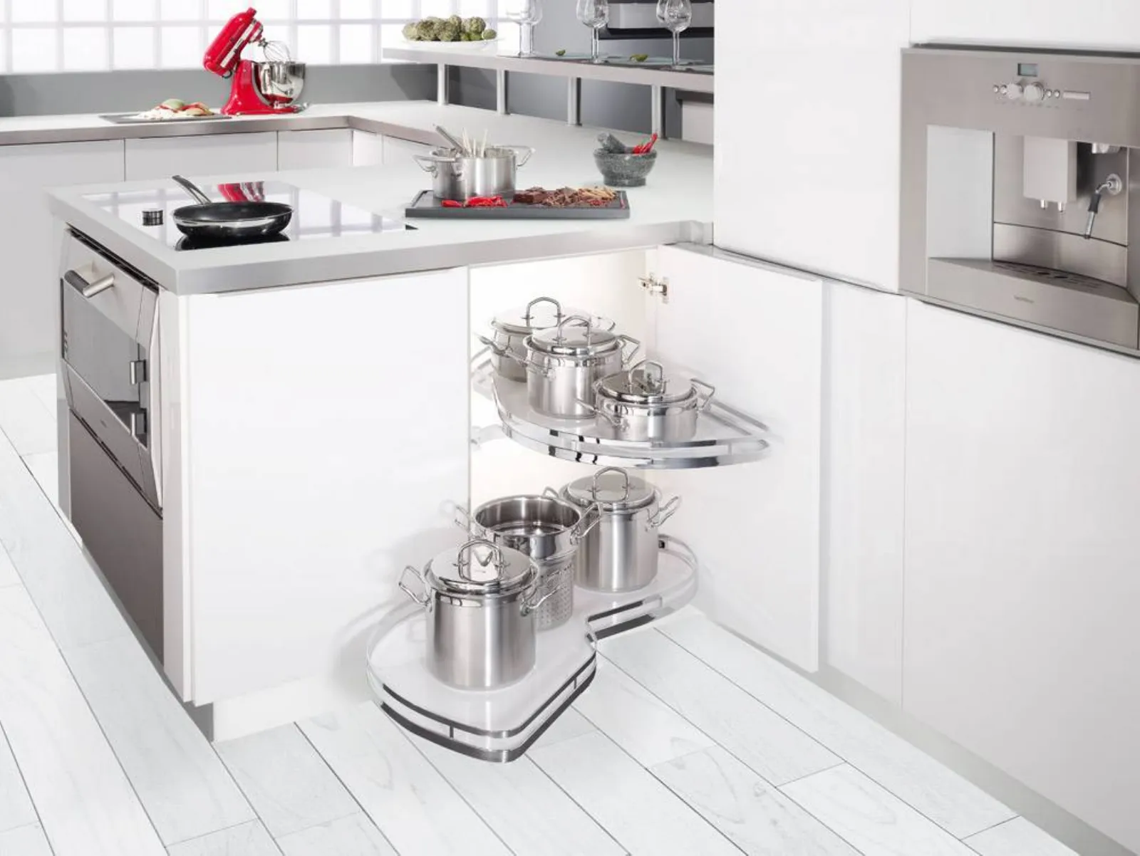 Mobili ad angolo: sfruttarli al meglio in cucina attrezzature ... Cassettiera ad angolo