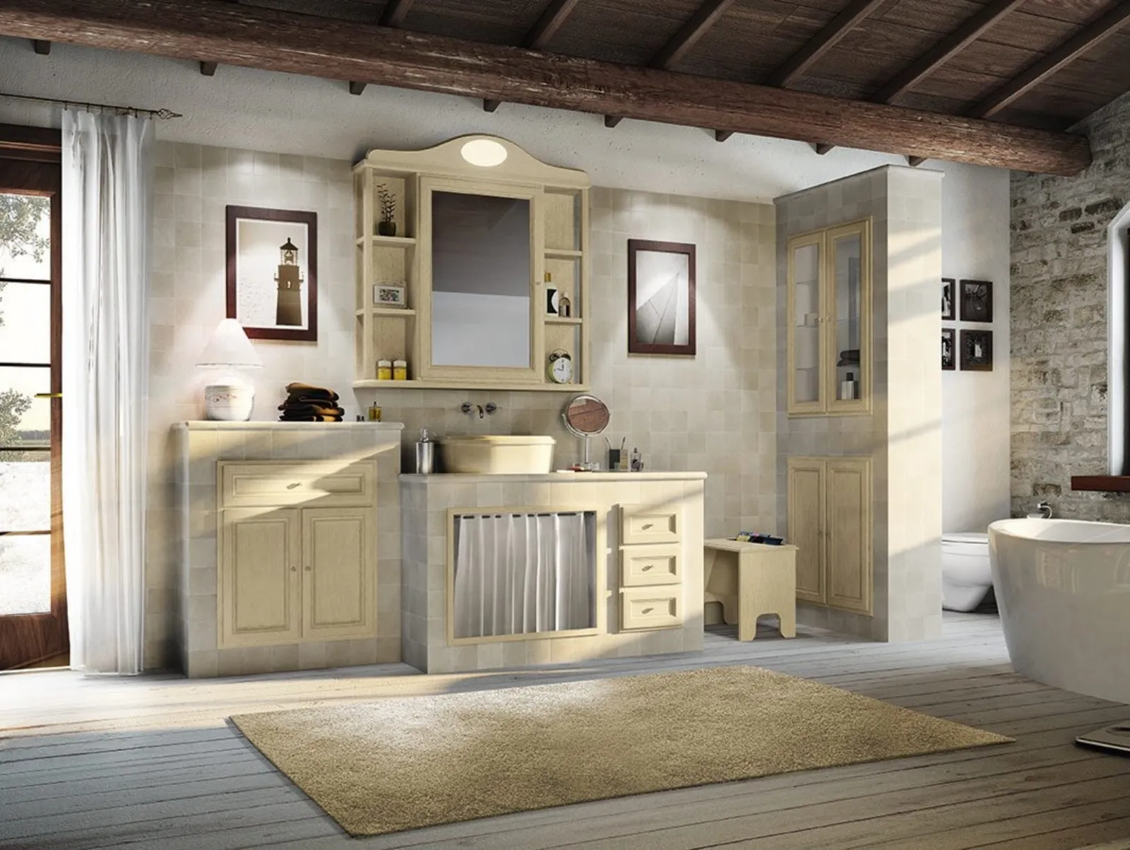 I bagni in muratura, idee e soluzioni arredo bagno bagni in ... Mobile bagno