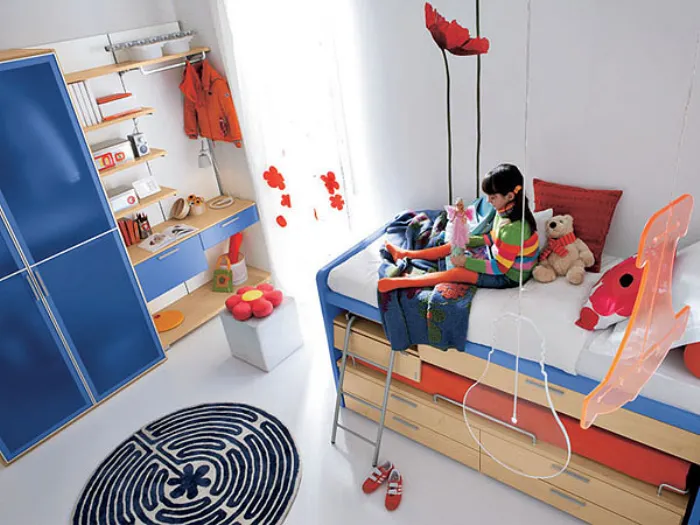 Cameretta bambina colorata