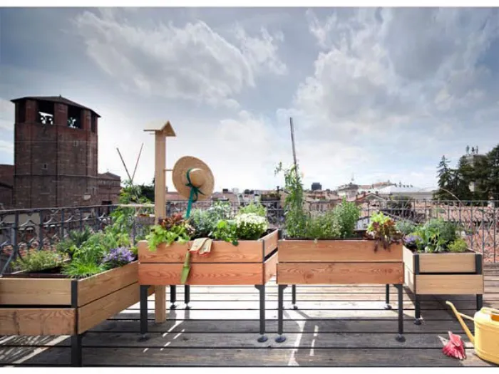 orto sul balcone