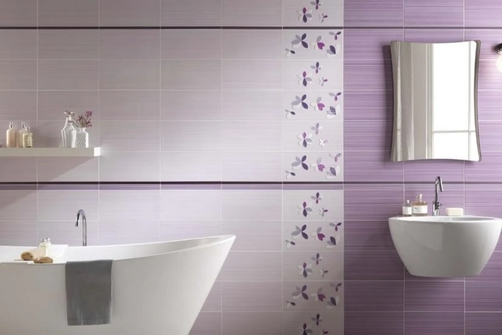 Rivestimento bagno turchese: tappeto bagno avienix for. piastrelle ... Piastrelle a righe verticali