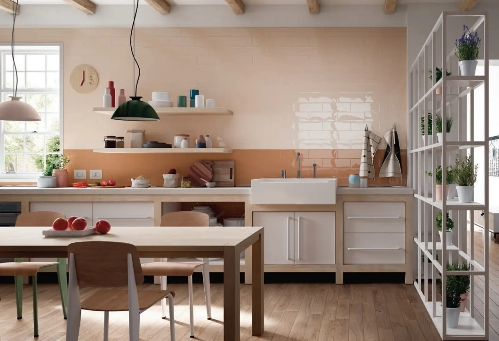 Piastrelle cucina in muratura, per un ambiente confortevole ... Pulire piastrelle cucina