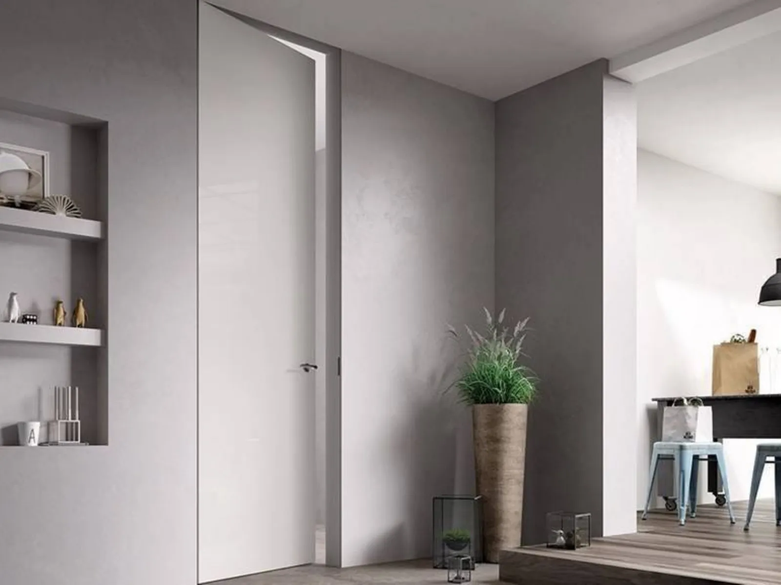 Porte filo muro - Porte per Interni - Guida alle porte filo muro