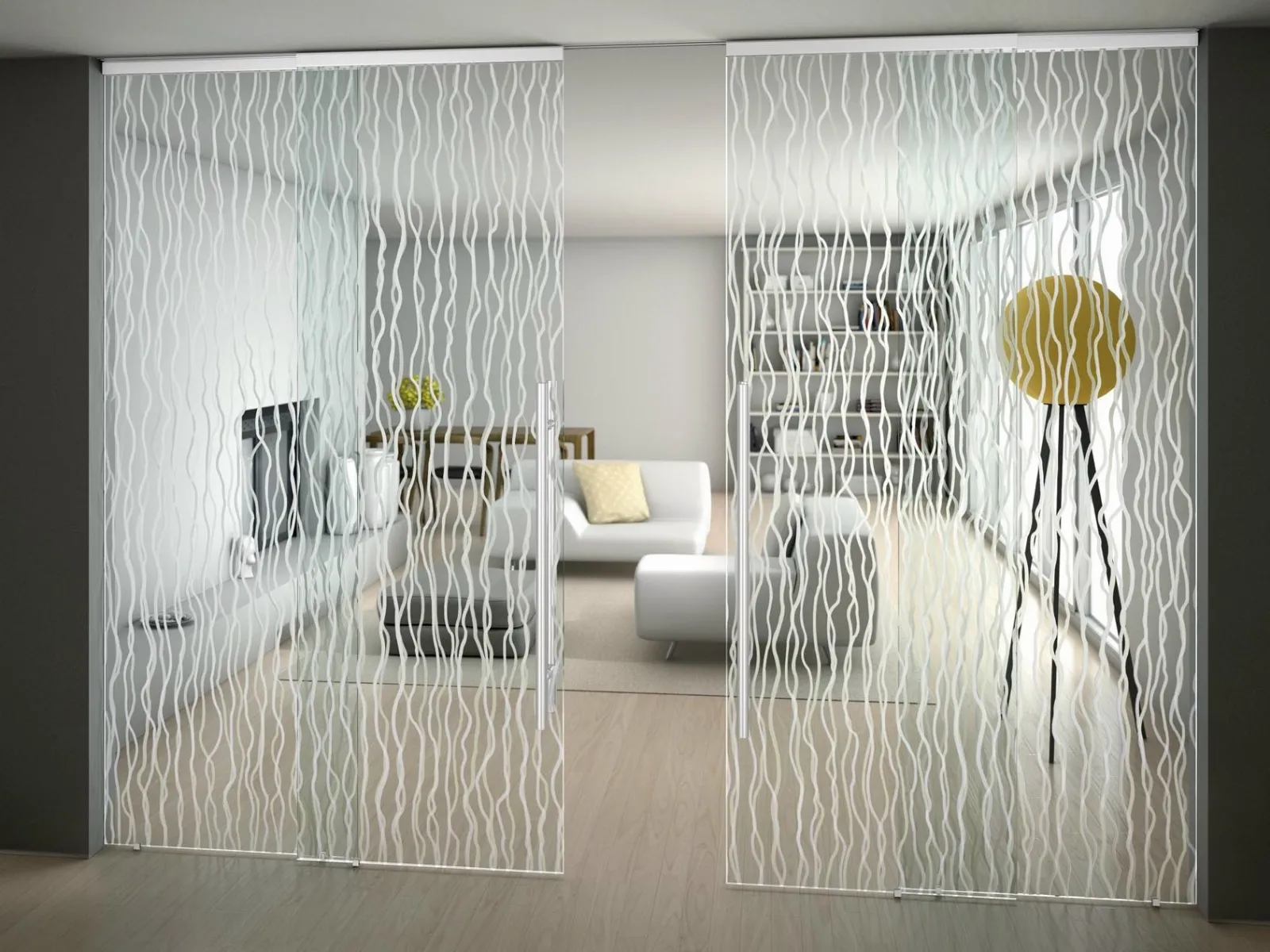 Porte scorrevoli in vetro, design e praticità porte per interni Porte scorrevoli vetro e legno