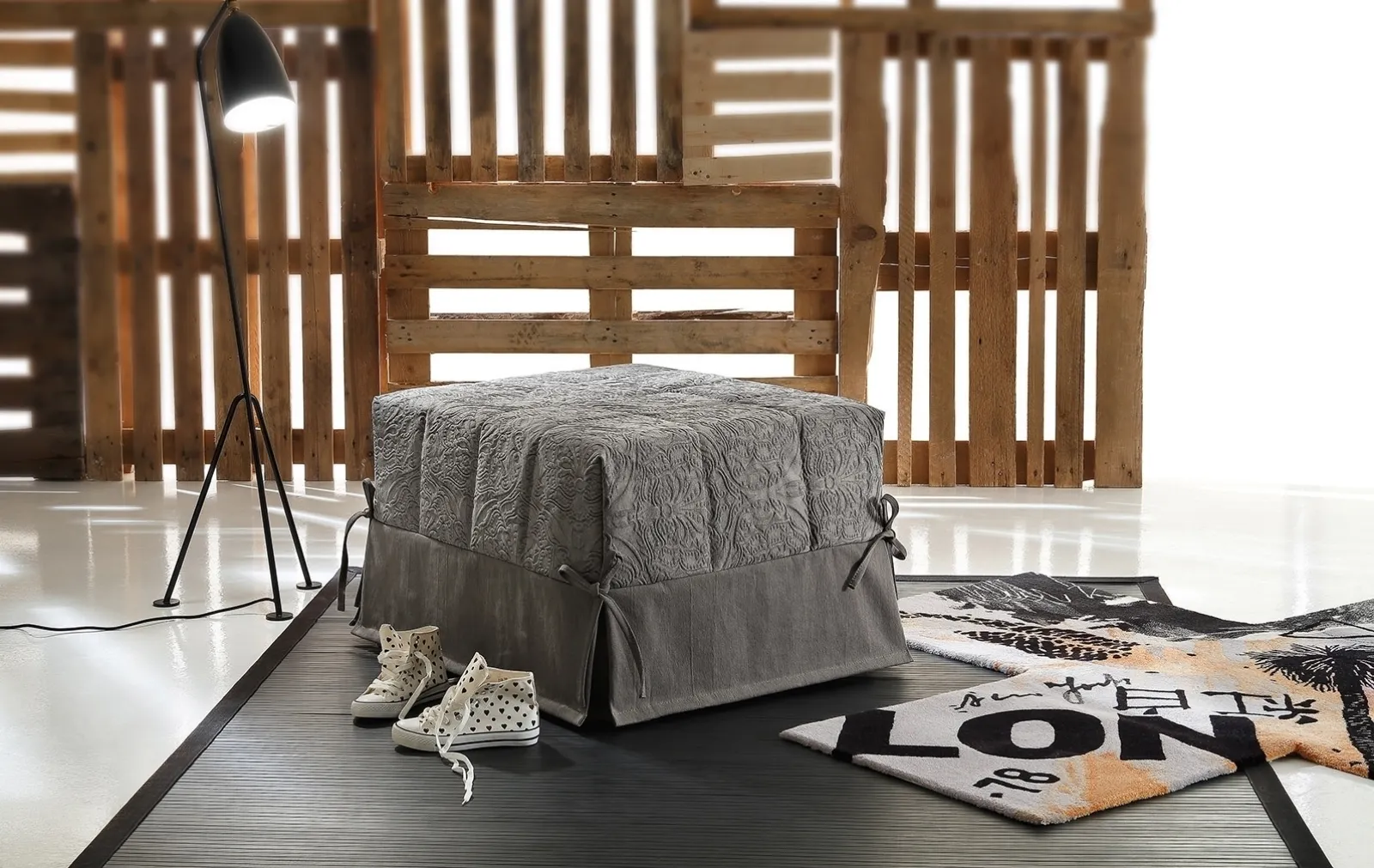 pouf letto ditre