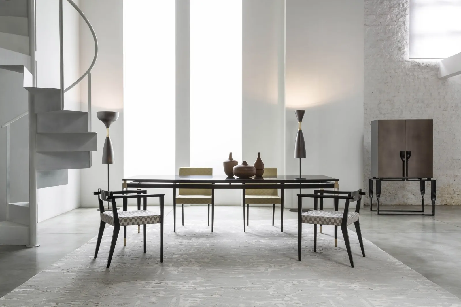 Sala da pranzo moderna mobili soggiorno