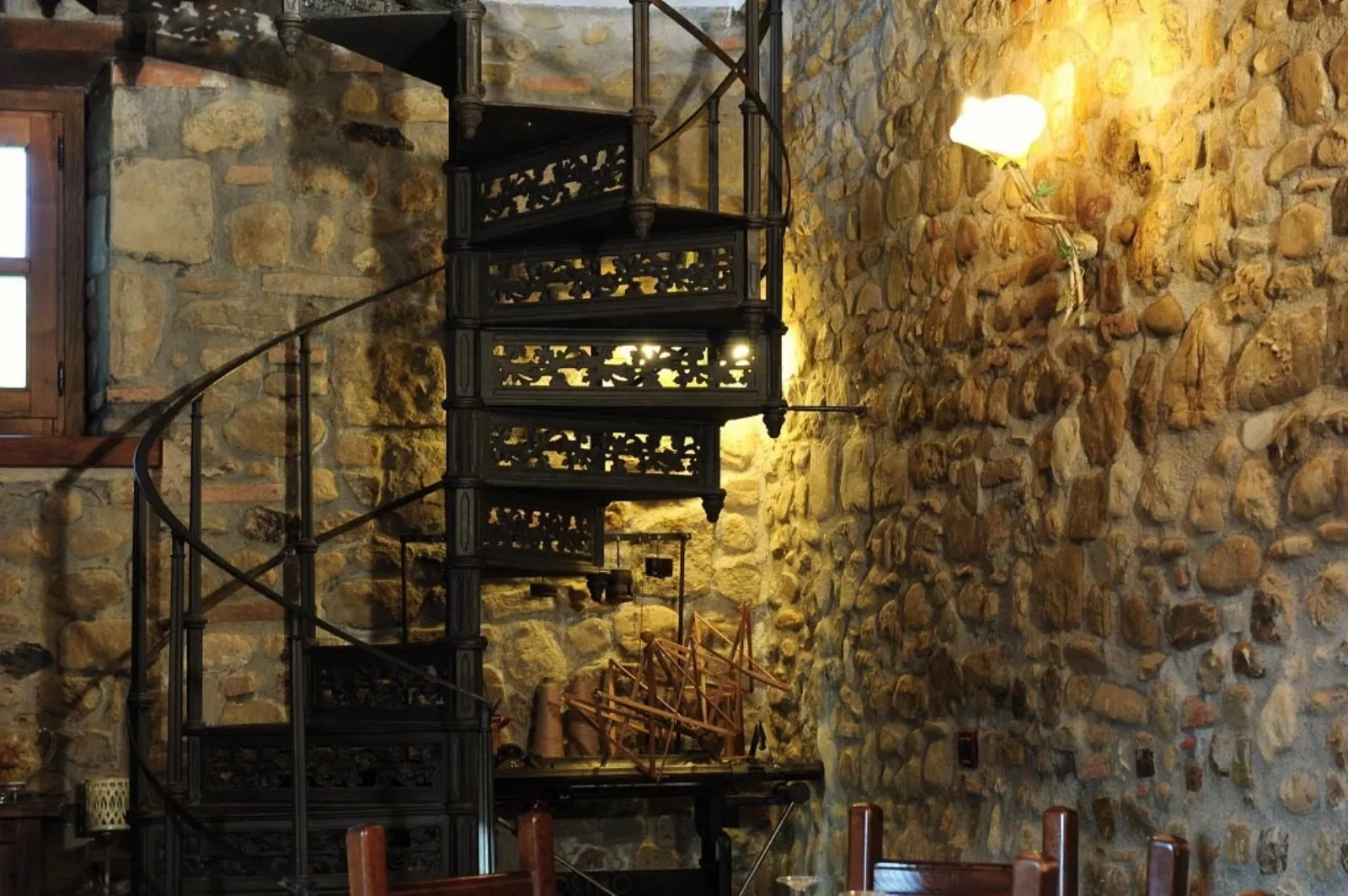 scala in ferro battuto