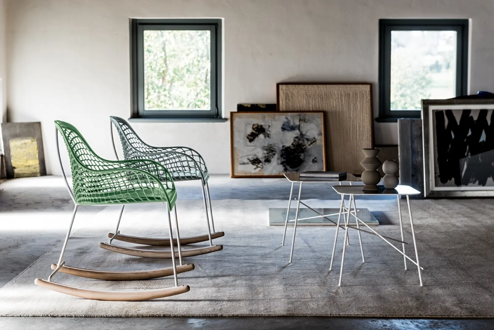 Sedia a dondolo design
