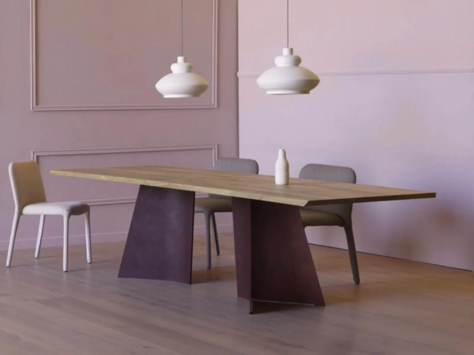 tavolo legno grezzo