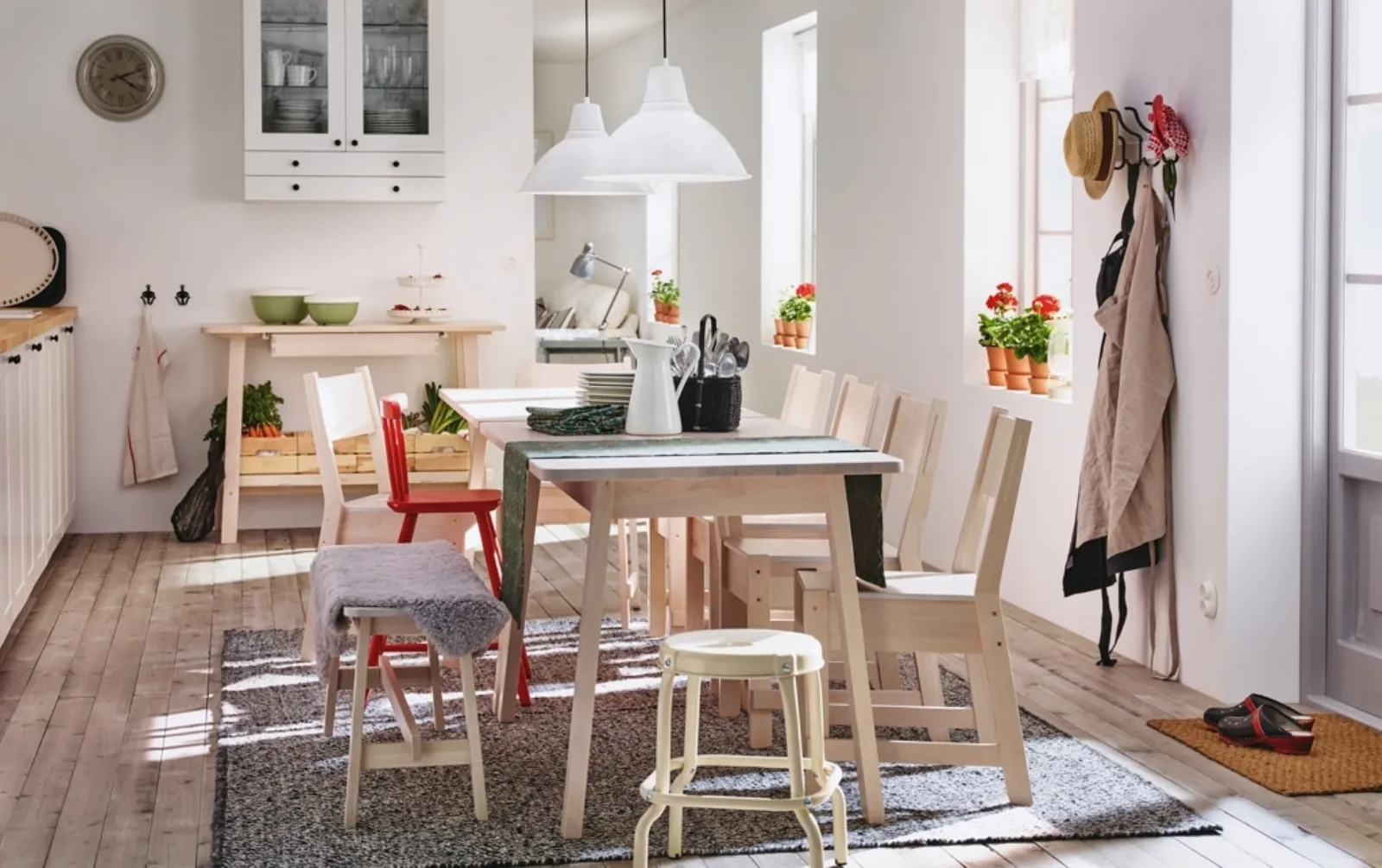 Tavolo legno tavoli Soggiorno bianco e legno