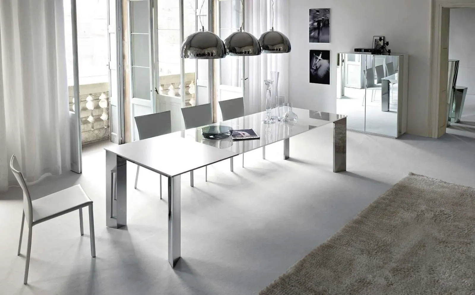 Tende moderne per interni, design tessile indoor tende Design per interni