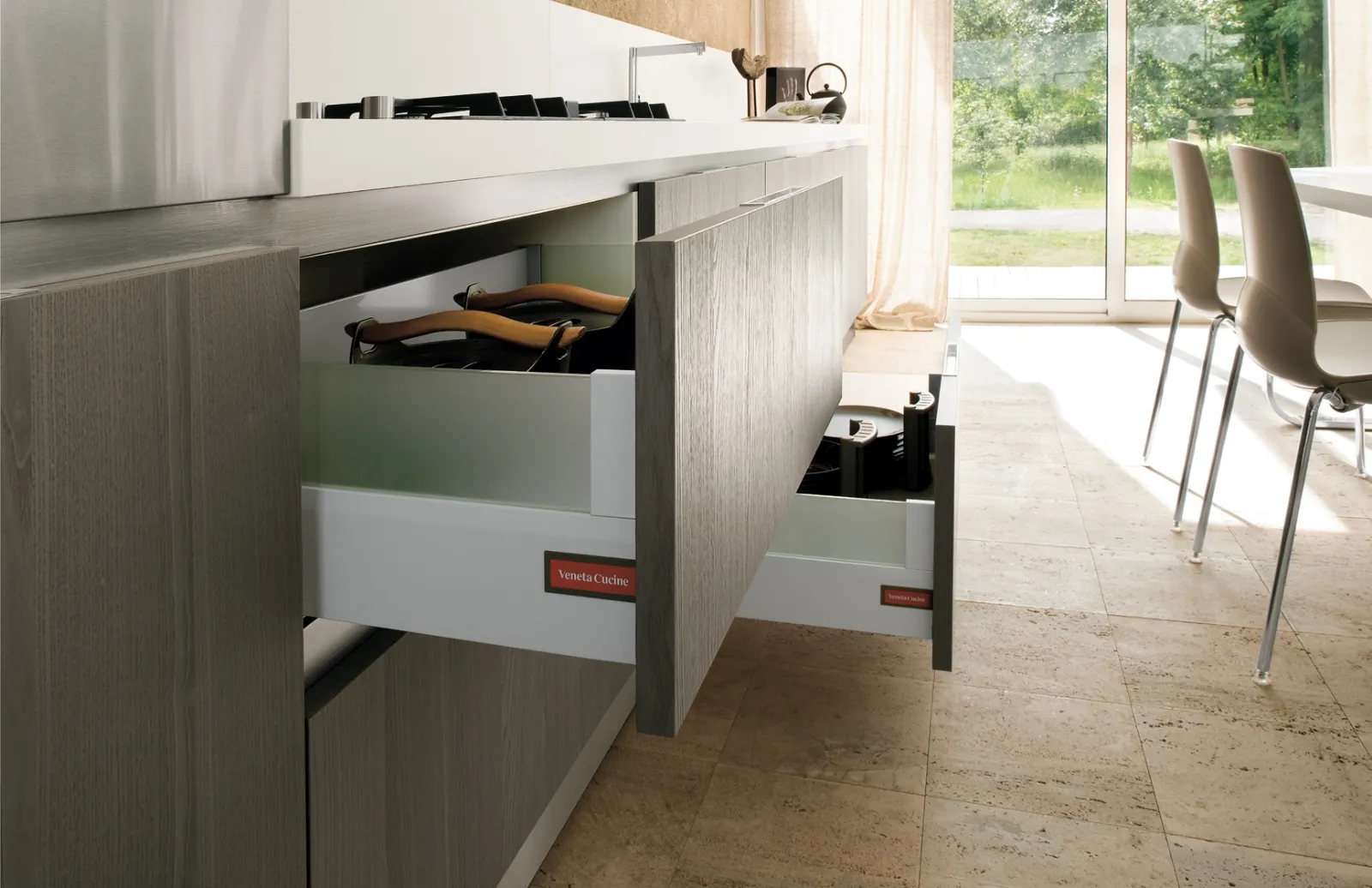 Cucine moderne lineari Cucine strette e lunghe