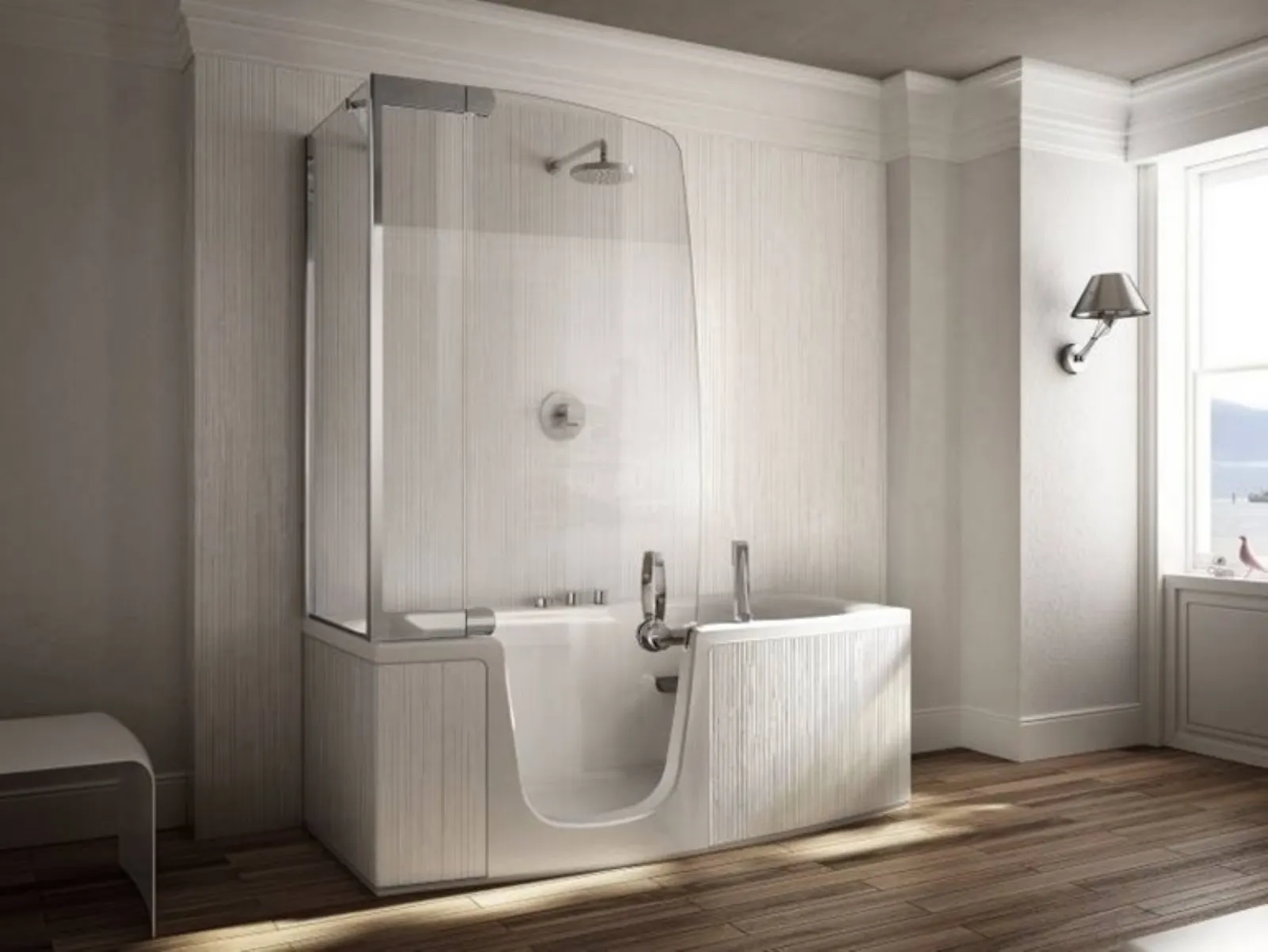 Vasca con doccia vasche da bagno Vasca doccia piccola